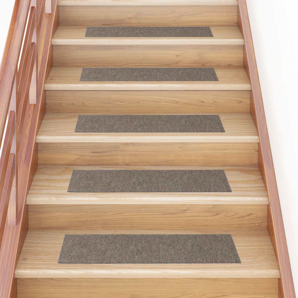 vidaXL Porrasmatot itseliimautuvat 30 kpl 76x20 cm beige suorakaiteen muotoinen