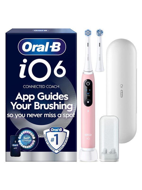 Oral-B iO6 Series Pink Sand Sensitive + 1 Extra Refill